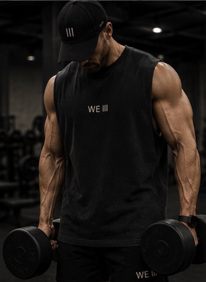 WE III Cut-Off & Cap in Black
